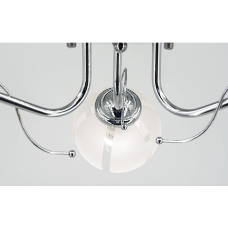 Plafon chromowany szklany 3-punktowy 58cm 8961/3 z serii RUBY - Lampy Elem